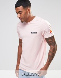 Футболка в стиле ретро Ellesse L.S - Розовый