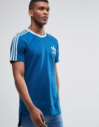 Синяя футболка adidas Originals adicolor B10654 - Синий