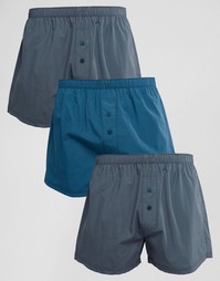 Комплект из 3 тканых боксеров ASOS - Мульти