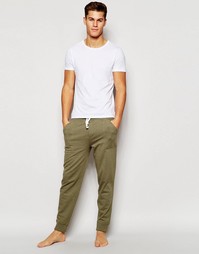 Узкие спортивные штаны с манжетами Tommy Hilfiger - Зеленый