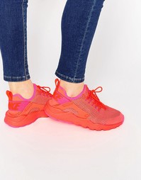 Темно-красные дышащие кроссовки для бега Nike Air Huarache - Crimson