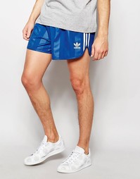 Шорты в стиле ретро adidas Originals AJ6933 - Синий