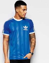 Футболка в стиле ретро adidas Originals California AJ6926 - Синий