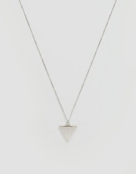 Длинное ожерелье Selected Femme Tass - Серебряный