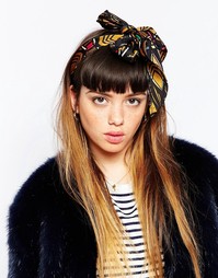 Платок на голову с ярким принтом ASOS - Мульти