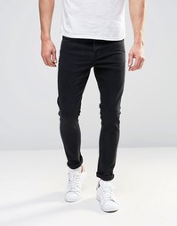 Черные супероблегающие джинсы ASOS - Черный