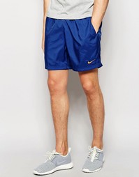 Темно-синие шорты Nike Flow 727737-457 - Темно-синий