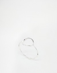 Кольцо с дизайном-колечком Pilgrim - Серебряный