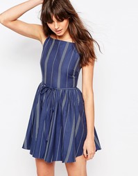 Сарафан мини в полоску ASOS - Мульти