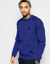 Темно-синий свитшот с круглым вырезом Nike TF 545163-455 - Темно-синий
