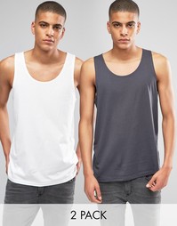 2 расклешенные майки ASOS - СКИДКА 17%
