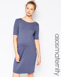 Платье для беременных со свободным воротом сзади ASOS Maternity