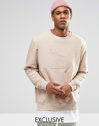 Бежевый oversize‑свитшот Puma эксклюзивно для ASOS - Бежевый