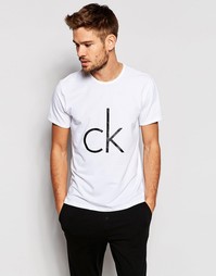 Футболка узкого кроя с логотипом Calvin Klein - Белый