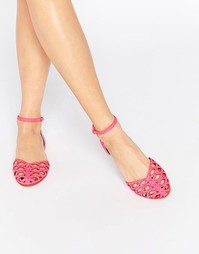 Туфли с заклепками ASOS JACQUI - Розовый