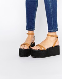 Сандалии на платформе ASOS TIP TOP - Рыжий