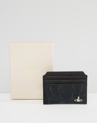 Кожаная визитница Vivienne Westwood - Черный