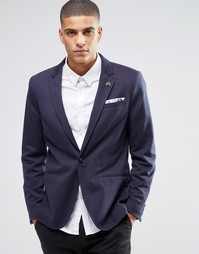 Блейзер в горошек Selected Homme - Navy blazer