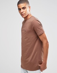 Длинная футболка ASOS - Paver red (красный)