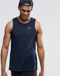 Майка с логотипом Nike 707365-475 - Синий