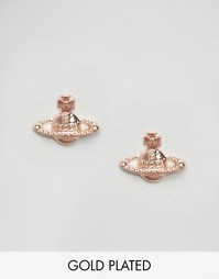Серьги цвета розового золота Vivienne Westwood Farah - Розовое золото