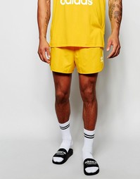 Шорты в стиле ретро adidas Originals AJ6935 - Желтый