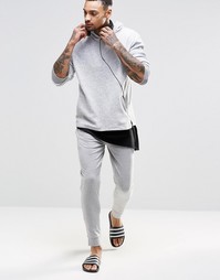 Серые меланжевые штаны для дома ASOS - Серый