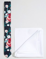 Набор с галстуком и платком для пиджака ASOS Wedding - СКИДКА 21%