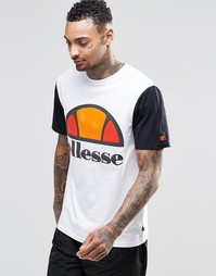 Футболка с контрастными рукавами Ellesse - Видимый белый