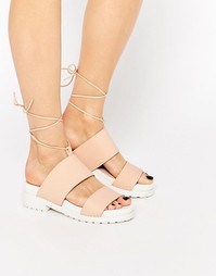 Сандалии ASOS FLETCHLY - Телесный