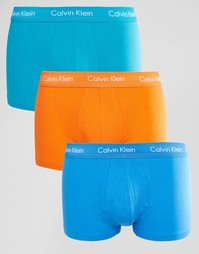 Набор из 3 хлопковых боксеров-брифов Calvin Klein - Мульти
