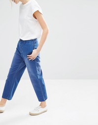 Укороченные джинсы Monki - Синий