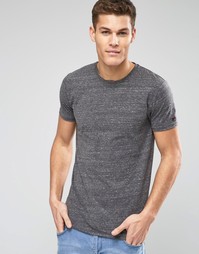Меланжевая футболка Esprit - Темно-серый
