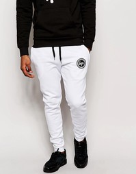 Зауженные спортивные брюки с логотипом Hype - Белый