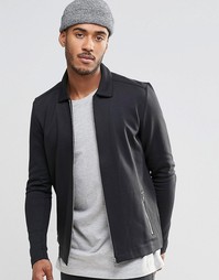 Хлопковая премиум-куртка Харрингтон Jack &amp; Jones - Черный
