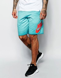 Зеленые трикотажные шорты Nike Alumini 728691-351 - Зеленый
