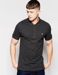Футболка-поло из пике Lyle &amp; Scott - Серый