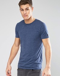 Меланжевая футболка Esprit - Темно-синий