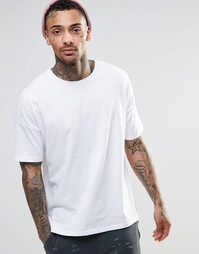 Белая oversize‑футболка ASOS - Белый