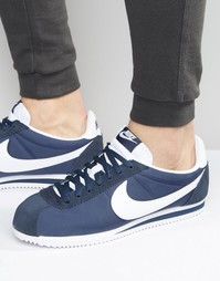 Нейлоновые кроссовки Nike Classic Cortez 807472-410 - Синий