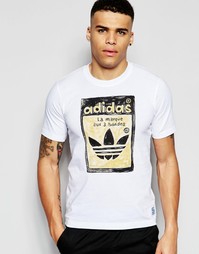 Футболка с принтом adidas Originals X Nigo AJ5205 - Белый
