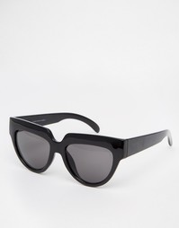 Солнцезащитные очки кошачий глаз Cheap Monday - Черный