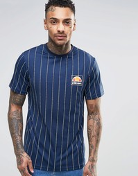 Футболка в полоску Ellesse - Темно-синий