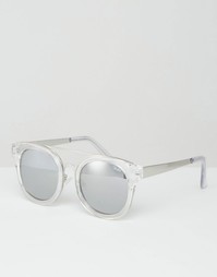 Солнцезащитные очки в прозрачной оправе Quay Australia - Прозрачный