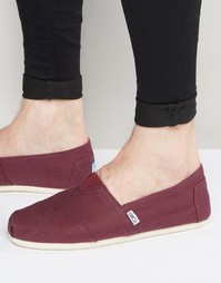 Классические эспадрильи Toms - Красный