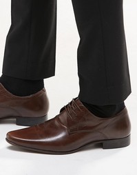 Кожаные туфли дерби ASOS - Коричневая кожа