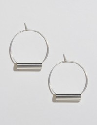 Серьги-кольца ASOS - Серебряный
