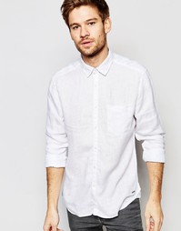 Льняная рубашка Esprit - Белый