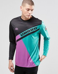 Лонгслив с принтом в стиле ретро Umbro