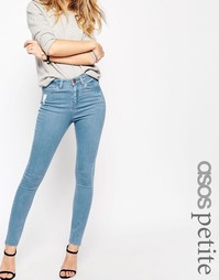 Джинсы скинни ASOS PETITE Ridley - Светлый стираный деним